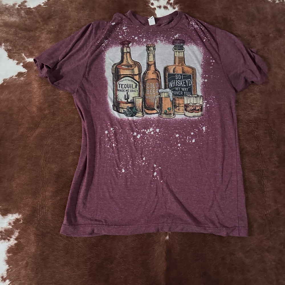 Source Unknown Purple Graphic Tee - Short Sleeve